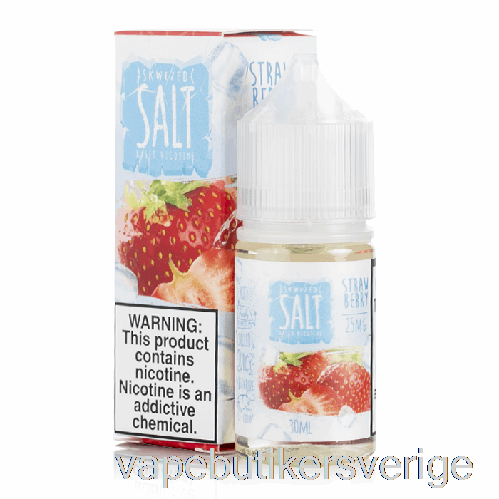 Vape Sverige Isjordgubbe - Skwezed Salt E-vätska - 30ml 50mg